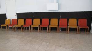 lot 68 image: 10 Mid Century Chairs by Art Metal - Knoll Corp. Designer Bill Stephens