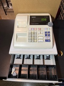 lot 163 image: Casio Electronic Cash Register