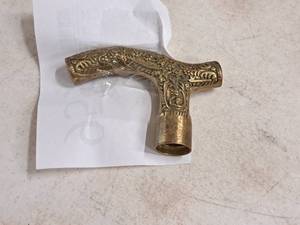 lot 959 image: Brass Decorative Cane Handle