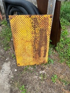 lot 19 image: flat steel  extruded on one side 33 x2