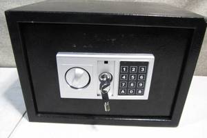 lot 14 image: Fleming Supply 1 cu ft Wall Safe with ElectronicKeypad Lock