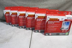 lot 29 image: 6 Boxes of Window Insulation Shrink Kits