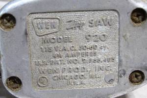 lot 36 image: WEN Zipp Saw Model 920