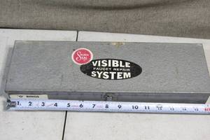 lot 50 image: Solder Seal Visible System Faucet Repair Metal Box and Clear Storage Boxes