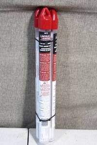 lot 52 image: Set of 3 Lincoln Electric Flux Coated 18 Bronze Welding Rods-KH515