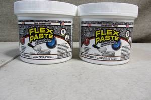 lot 75 image: 2 Cans of Flex Seal Paste-White
