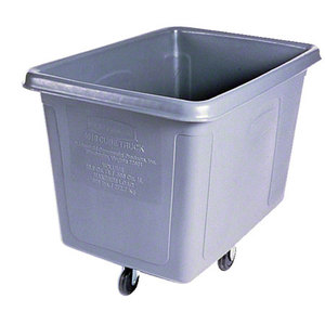 lot 141 image: Rubbermaid Cube Truck - 8 cu ft, Gray