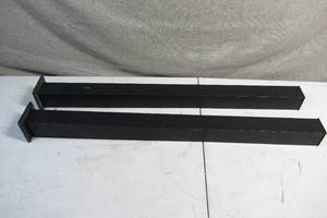 lot 111 image: Set of 2 Aluminum Deck Rails 38.5x2.5x2.5