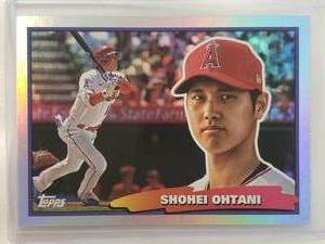 lot 17 image: Shohei Ohtani 2022 Silver Foil Board Topps No. 88BF-2