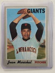 lot 38 image: Juan Marichal 1970 Topps No. 210