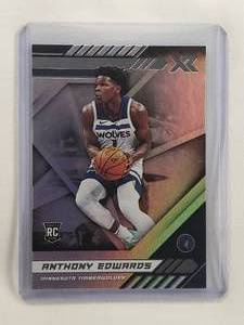 lot 46 image: Anthony Edwards Rookie 2020-21 Panini Chronicles Xr No. 295