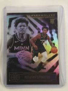 lot 47 image: Anthony Edwards Rookie 2020-21 Panini Illusions No. 152