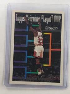 lot 53 image: Michael Jordan 1994 Topps Gold No. 199
