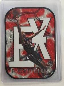 lot 57 image: Stephon Marbury 2000 Fleer E-XCEPTIONAl Tough Insert No. 8 of 15