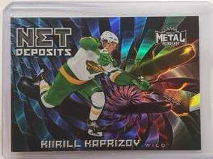 lot 62 image: Kirill Kaprizov Rookie 2020-21 Upper Deck Metal Universe No. ND-1
