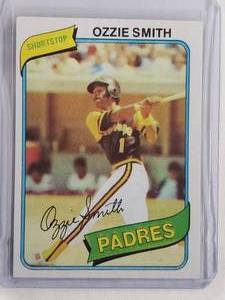 lot 91 image: Ozzie Smith 1979 Topps No. 393