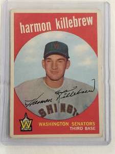 lot 96 image: Harmon Killebrew 1959 Topps No. 515