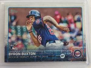 lot 104 image: Byron Buxton 2015 Topps US136 Update Series