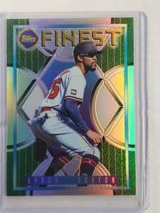 lot 109 image: Byron Buxton 2022 Topps Finest Refractor No. 166