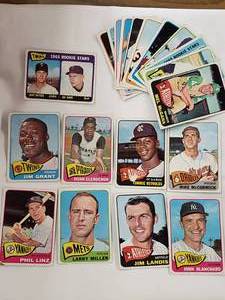 lot 119 image: Lot of 20 1965 Topps MLB Cards