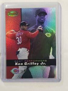 lot 127 image: Ken Griffey Jr. 2000 Topps Bowmans Best Refractor No. 100