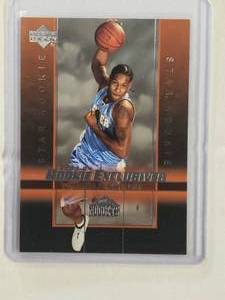 lot 130 image: Carmelo Anthony 2003-04 Upper Deck Star Rookie No. 3