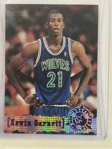 lot 131 image: Kevin Garnett Rookie Topps No. 343