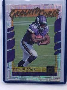 lot 142 image: Dalvin Cook Rookie 2017 Panini Donruss Ground Force No. 17