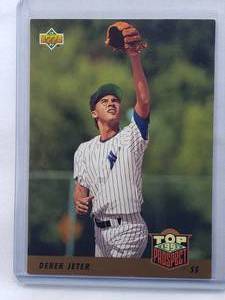 lot 146 image: Derek Jeter 1993 Rookie Top Prospect No. 449