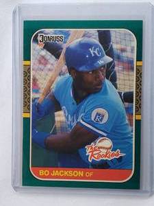 lot 155 image: Bo Jackson Rookie Donruss 87 No. 14