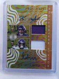 lot 159 image: Kellen Mond, Ihmir Smith-Marsette Dual Rookie Relic Autos 2021 Panini No. RR-14, Numbered 199299