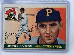 lot 168 image: Jerry Lynch 1955 Topps No. 142