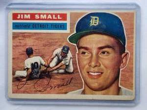 lot 169 image: Jim Small 1956 Topps No. 207