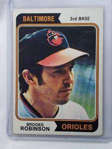 lot 173 image: Brooks Robinson 1974 Topps No. 160