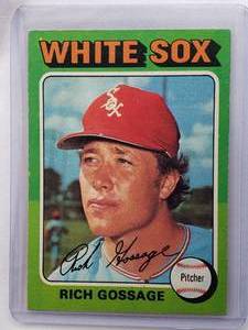 lot 174 image: Rich Gossage 1975 Topps No. 554
