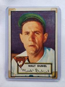 lot 179 image: Walt Dubiel 1952 Topps No. 164