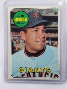 lot 186 image: Juan Marichal 1969 Topps No. 370