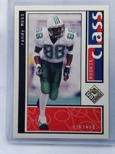 lot 192 image: Randy Moss Rookie 1998 Upper Deck Rookie Class No. 200
