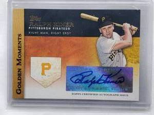 lot 223 image: Ralph Kiner Autograph 2012 Topps Golden Moments No. GMA-RK