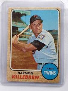 lot 243 image: Harmon Killebrew 1968 Topps No. 220
