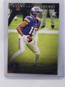 lot 249 image: Justin Jefferson Rookie Panini Chronicles No. PA-23