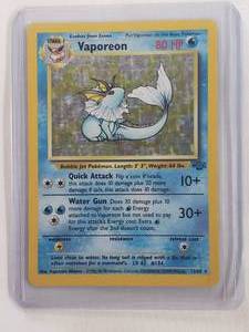 lot 255 image: Pokemon Vaporeon Holo 1264