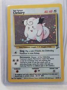 lot 256 image: Pokemon Clefairy Holo 6130