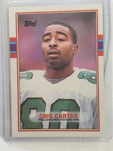 lot 259 image: Chris Carter Rookie 1989 Topps No. 121
