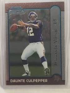 lot 260 image: Daunte Culpepper Rookie 1999 Bowman Chrome No. 166