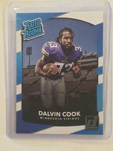 lot 261 image: Dalvin Cook Rated Rookie 2017 Panini No. 343