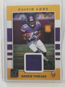 lot 263 image: Dalvin Cook Donruss Rookie Threads Relic 2017 Panini No. 13
