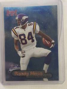 lot 268 image: Randy Moss Rookie 98 Fleer Brilliants No. 140B