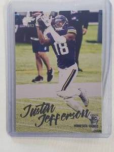 lot 269 image: Justin Jefferson Rookie Panini Chronicles Luminance No. 217