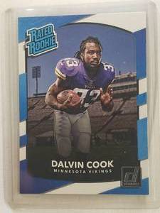 lot 270 image: Dalvin Cook Rated Rookie 2017 Panini No. 343